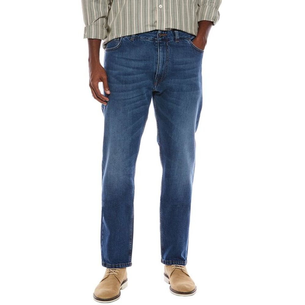 Isaia Mens  Straight Jean, Blue